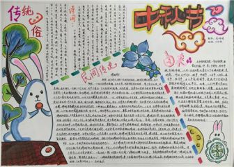 2020传统节日中秋手抄报手抄报以及内容大全