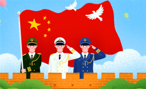 关于八一建军节说说朋友圈