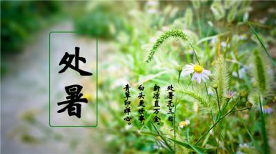 2020处暑节气愉快的温馨问候短信祝福句子100条