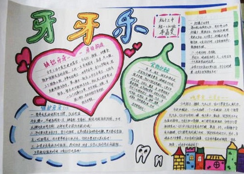 全国爱牙日手抄报图片大全