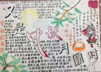 中秋节手抄报图片大全