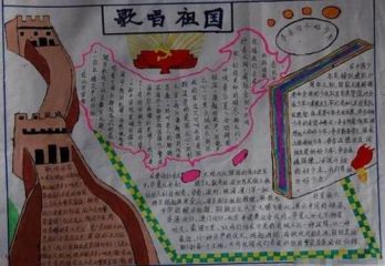 国庆节手抄报图片模板