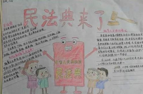 1600392367683560.jpg 小学生民法典手抄报内容简单易画