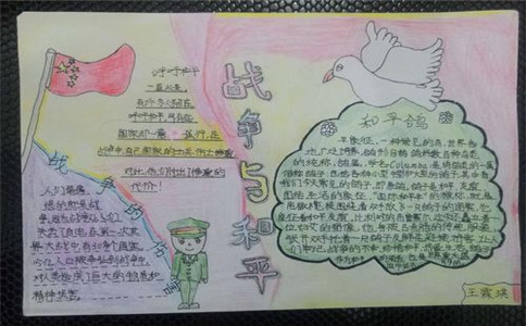 致敬抗美援朝争做时代新人手抄报内容