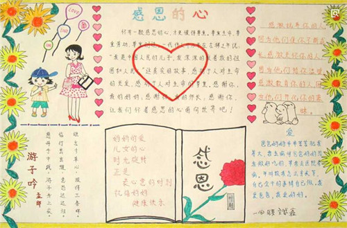 母亲节手抄报图片