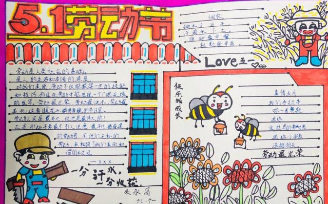 五一劳动节儿童手抄报 五一劳动节儿童手抄报