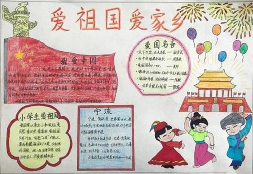 国庆节手抄报