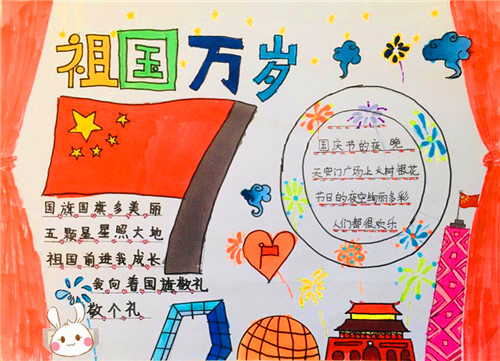 小学生国庆节手抄报