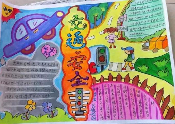 2023小学生交通安全教育手抄报资料精选