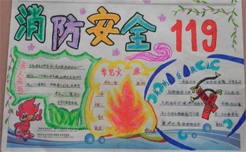 消防安全手抄报 消防安全手抄报一等奖