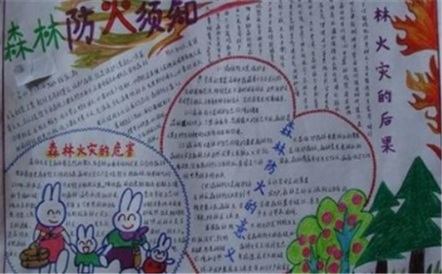 消防安全主题手抄报图片