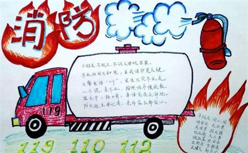 消防安全教育手抄报图片