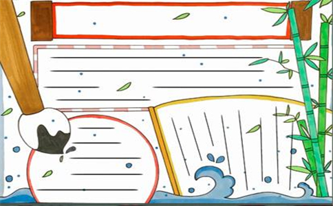 二十四节气立冬手抄报绘画简单漂亮