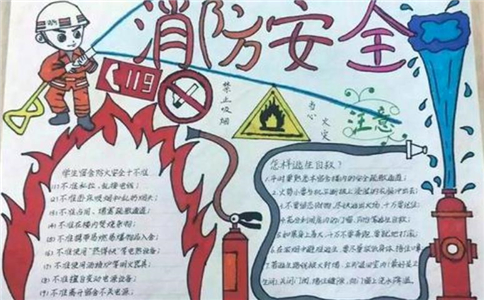 1604383916449421.jpg 消防日安全手抄报五年级漂亮字少