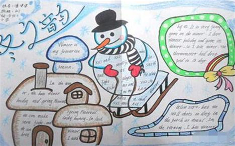 24节气大雪手抄报一等奖作品