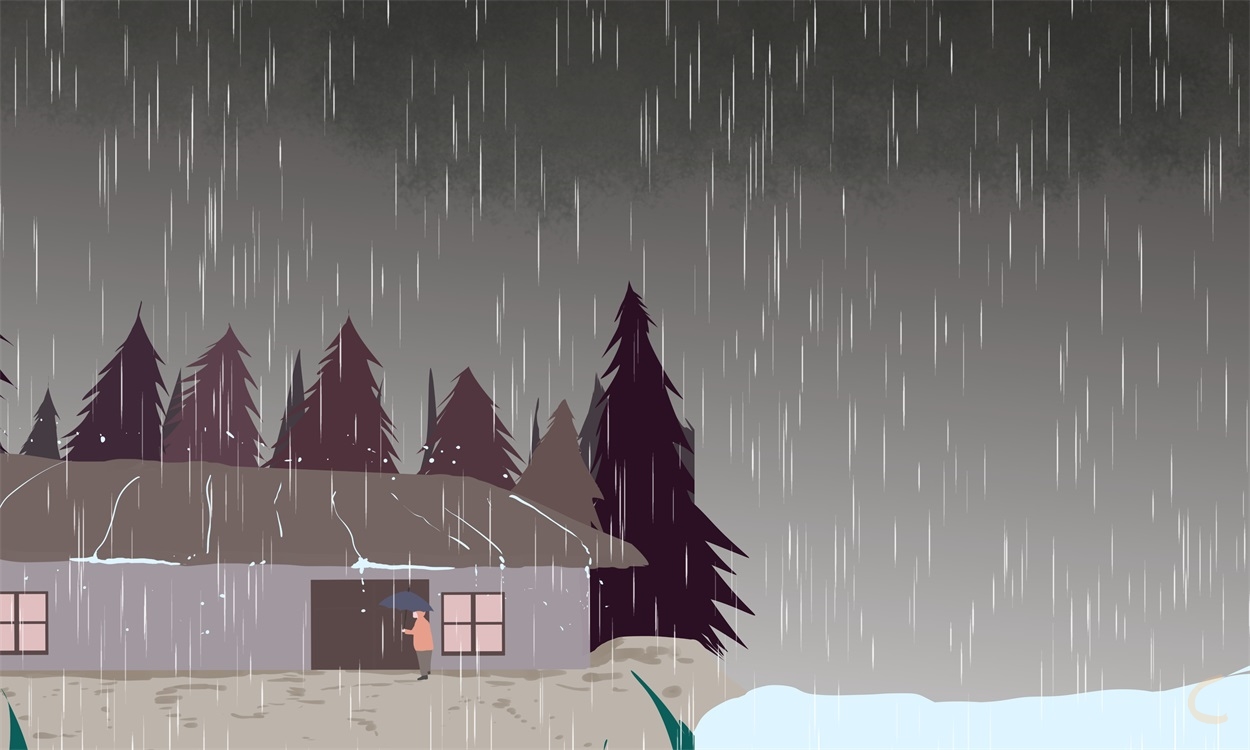 描写雨天心情唯美句子
