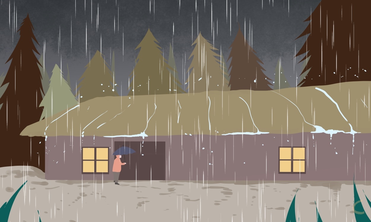 高情商下雨天发朋友圈的说说