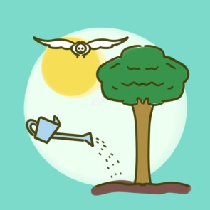 描写植树节的励志文案